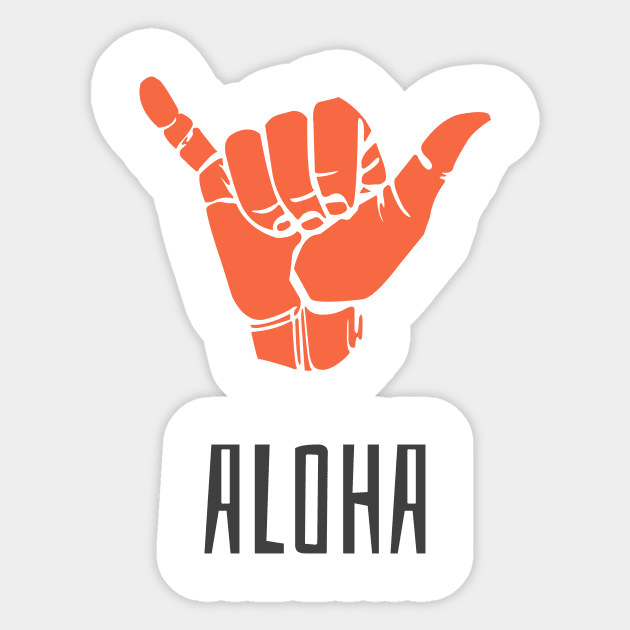 Aloha Sticker by Clipperton